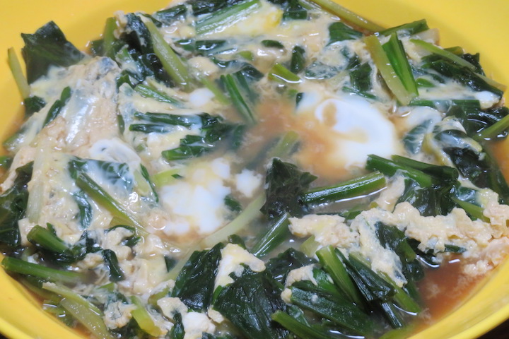 ギョウジャニンニク卵とじ