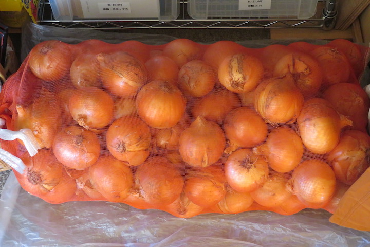 農家から玉ねぎ