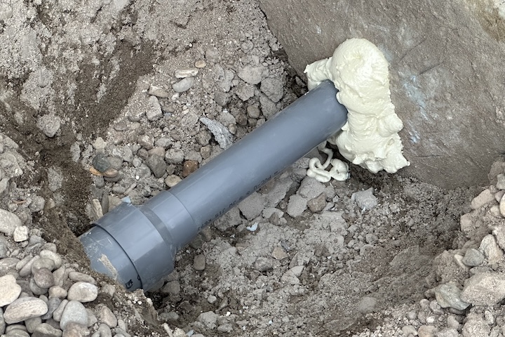 排水管ソケットの交換修理