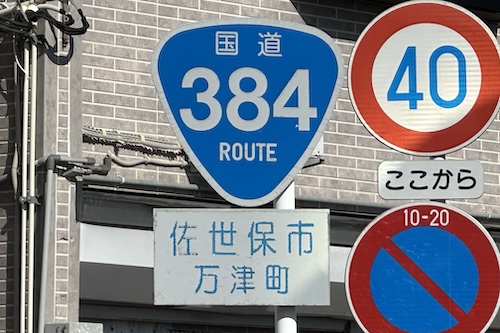 国道384号線