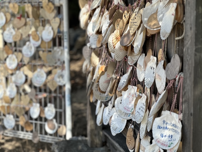 エンジェルロードの絵馬