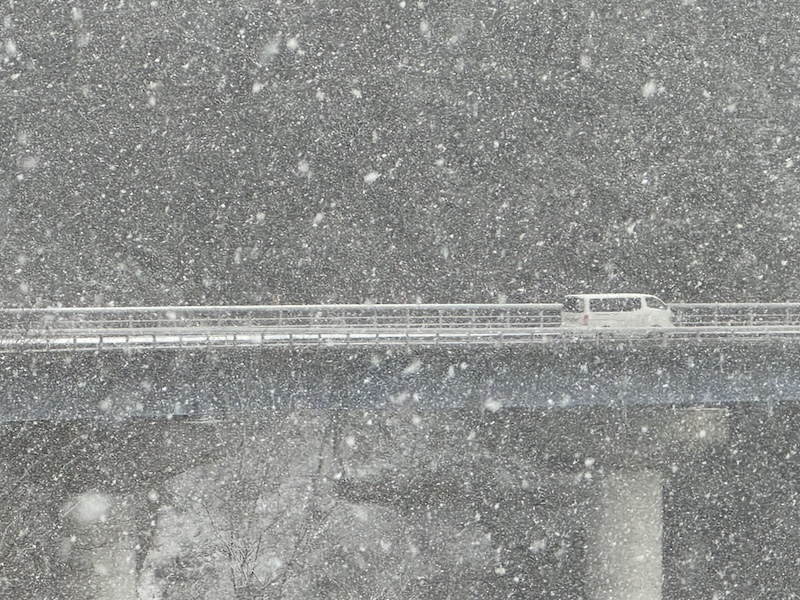 奈良県上北山村の激しい降雪